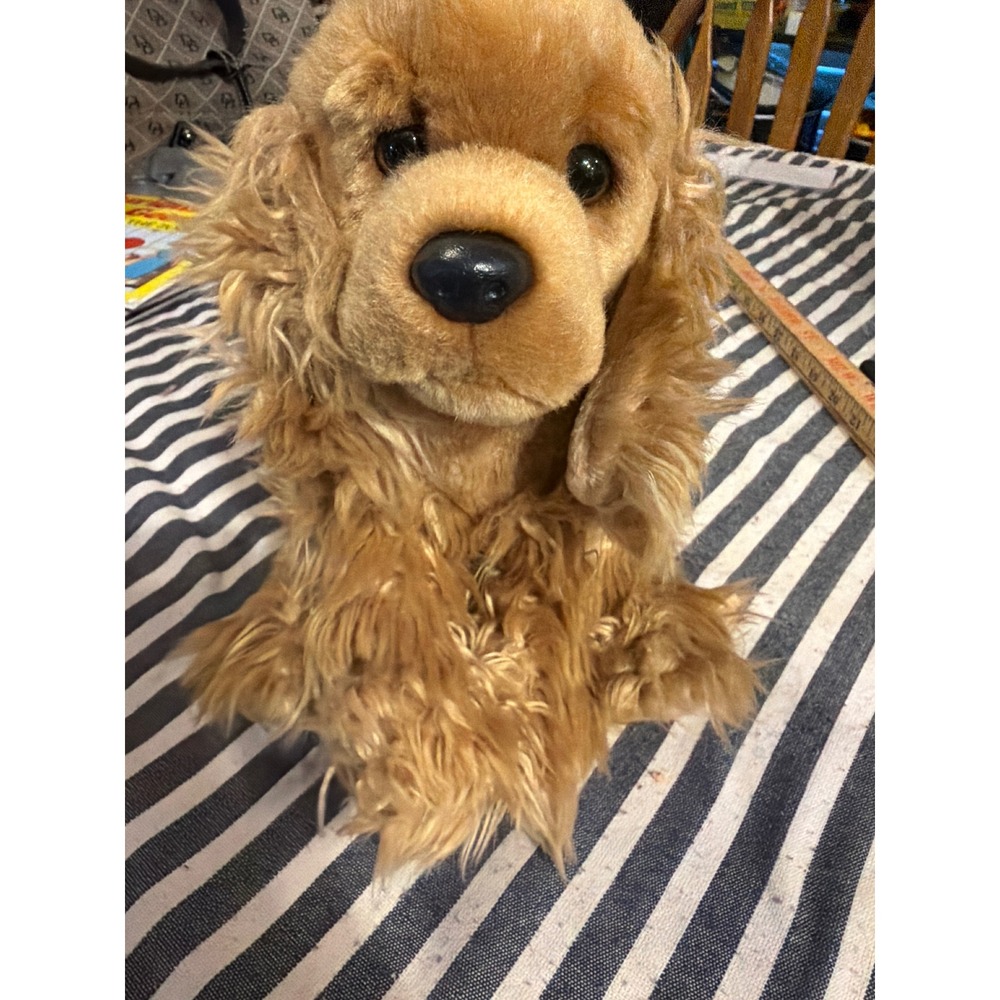 Ganz Webkinz Signature Cocker Spaniel Plush Dog Golden Tan WKS1003 Realistic